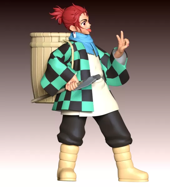 Tanjiro Kamado - Model preview 4