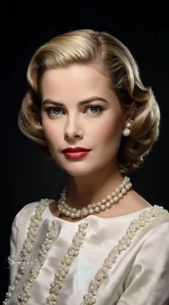 Grace Kelly 3D Bust - Model preview 1