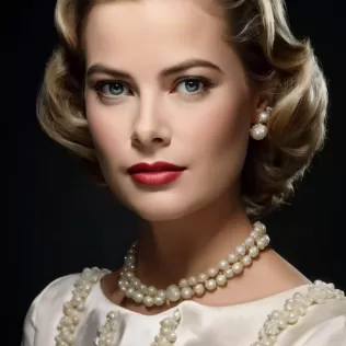 Grace Kelly 3D Bust - Model thumbnail 1