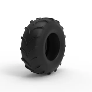 Mud dragster front tire 5 Scale 1:25 - Model thumbnail 2