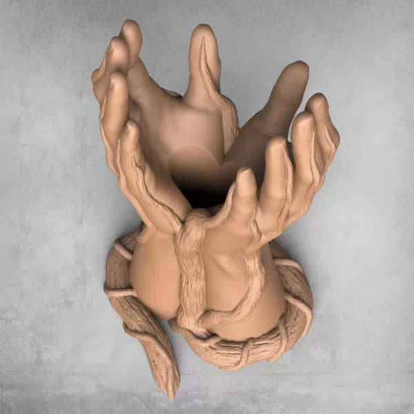 Beautiful Vase Hands - Model preview 5