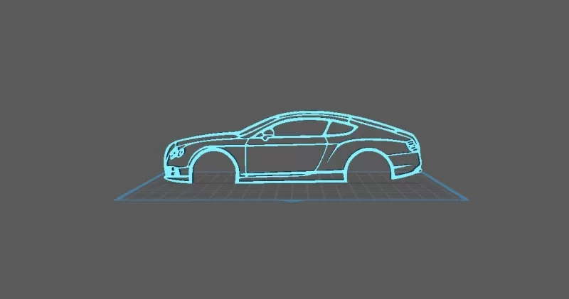 Bentley - Continental Wall Art - Model preview 2