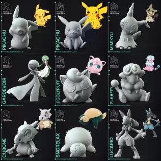 45 Pokemon STL file - Model thumbnail 2