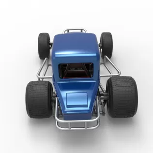 Vintage Sprint car Version 2 Scale 1:25 - Model thumbnail 17
