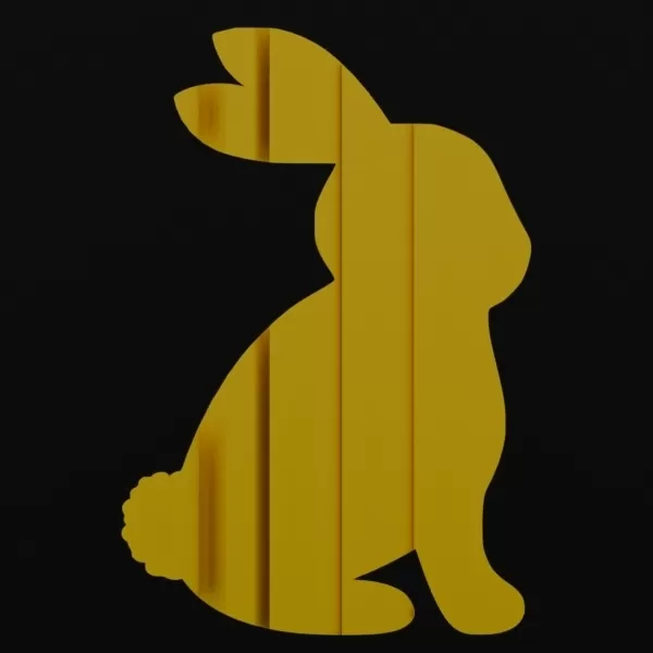 Rabbit - Text Flip - Model preview 1