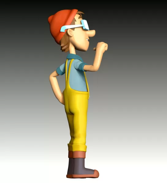 Captain Turbot Fan Art - Model preview 9