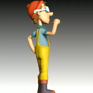 Captain Turbot Fan Art - Model thumbnail 9