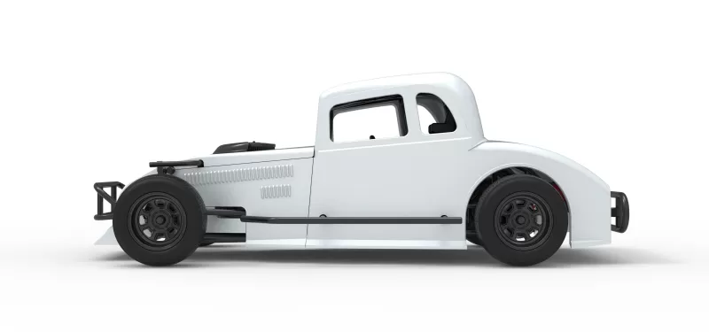 Canadian vintage modified stock car Scale 1:25 - Model preview 9