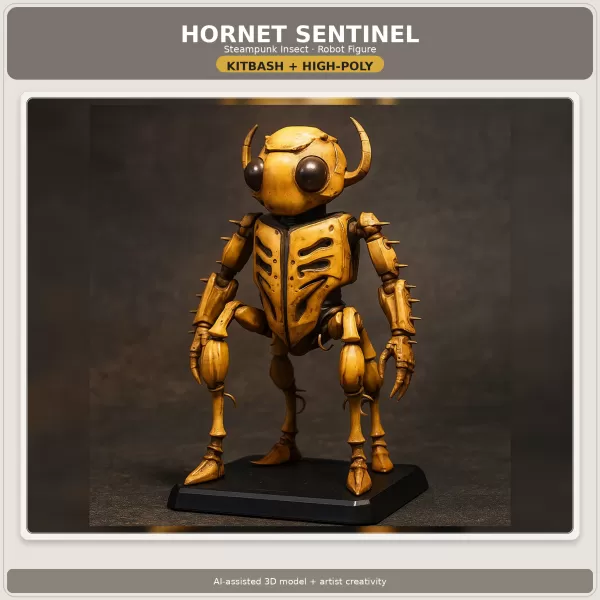 Kitbash Creature Collection – High-Poly Character Figure Pack - Model preview 10