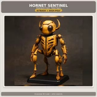 Kitbash Creature Collection – High-Poly Character Figure Pack - Model thumbnail 10