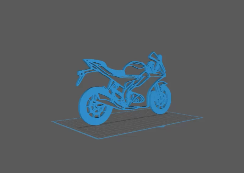 Yamaha - YZF 125 Wall Art - Model preview 1