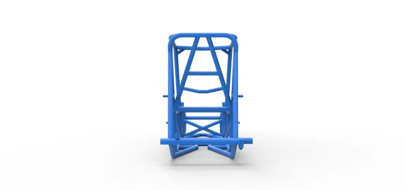 Frame of Vintage Sprint car Version 2 Scale 1:25 - Model preview 11