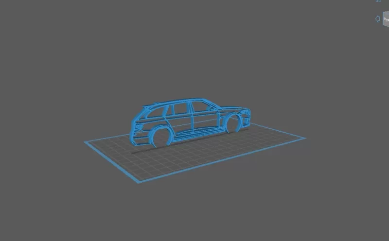BMW - Serie 5 F11 Wall Art - Model preview 2