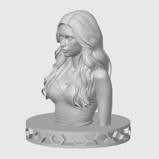 Nina Dobrev 3D Bust Print - Model thumbnail 7