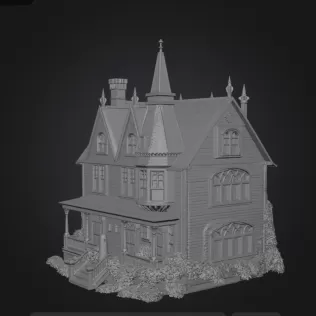 haunted house - Model thumbnail 2