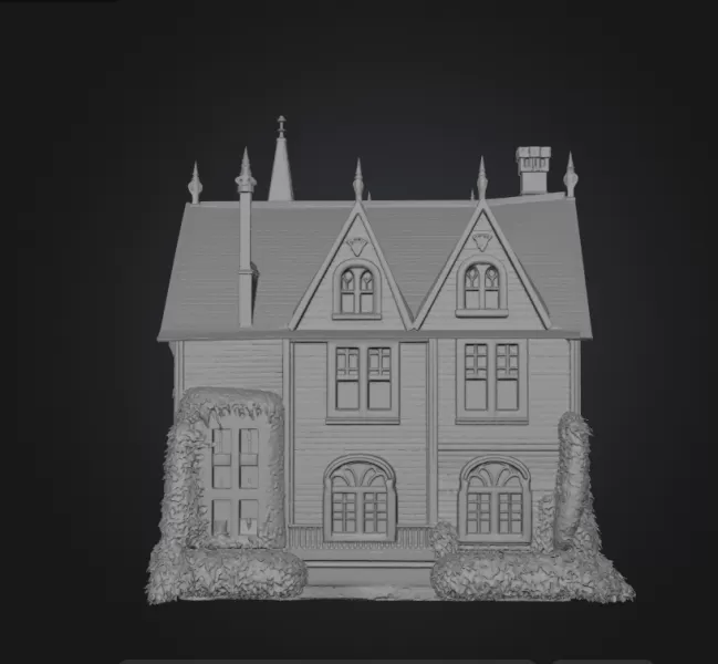 haunted house - Model preview 3