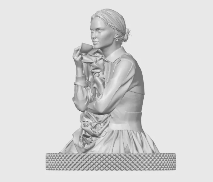 Natalie Portman 3D Bust Print - Model preview 5