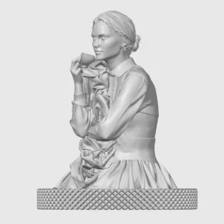 Natalie Portman 3D Bust Print - Model thumbnail 5