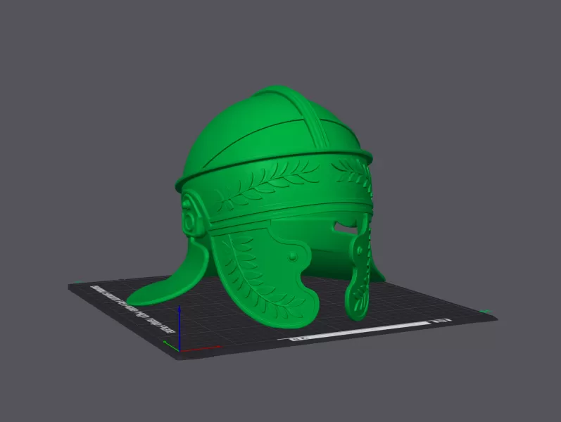 Roman Laurel Helmet - Model preview 6