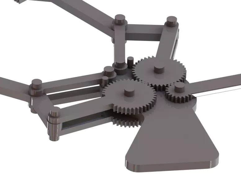 Mechanical gripper - Model preview 5