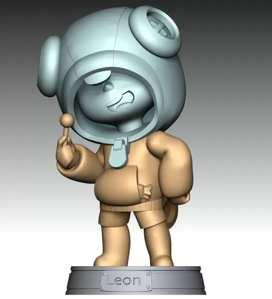 Leon - Brawl Stars - Model preview 11
