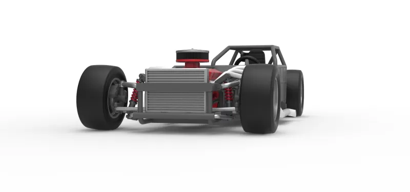 Vintage Asphalt Outlaw Super late model Base Scale 1:25 - Model preview 6