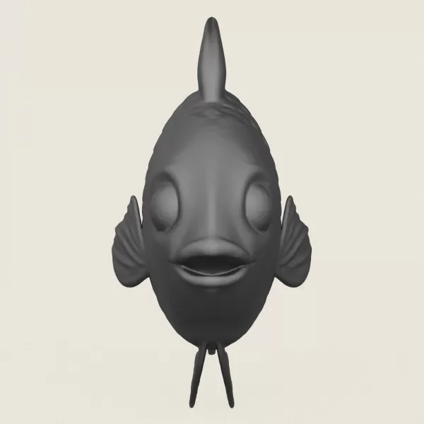 Fish 06 Print Ready 3D Model - Model preview 2