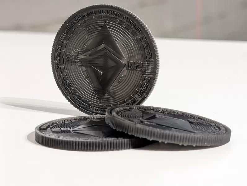 Ethereum Coin #RoZ - Model preview 5