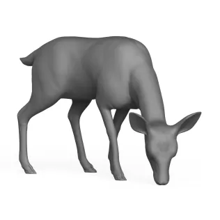 Deer Eating Pose