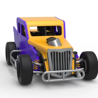 Dwarf car Version 2 Scale 1:25 - Model thumbnail 26