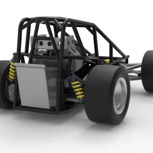 Three Quarter Midget Base Scale 1:25 - Model thumbnail 18