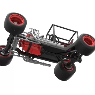 Vintage Supermodified stock car Base Scale 1:25 - Model thumbnail 3