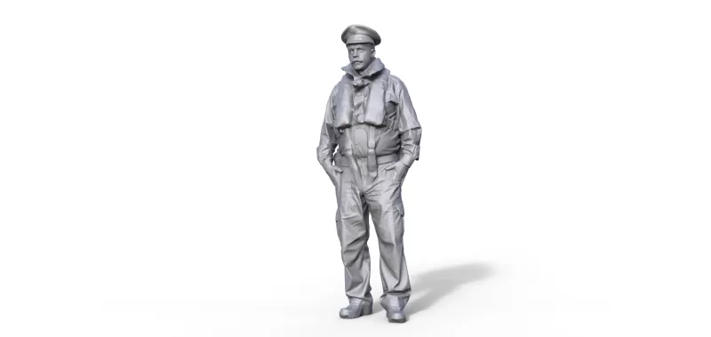 Figure for police boat - Model preview 1