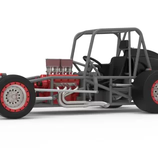 Vintage Pavement Silver Crown Car Base Scale 1:25 - Model thumbnail 2