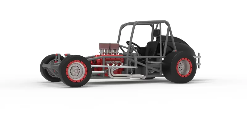 Vintage Pavement Silver Crown Car Base Scale 1:25 - Model preview 2