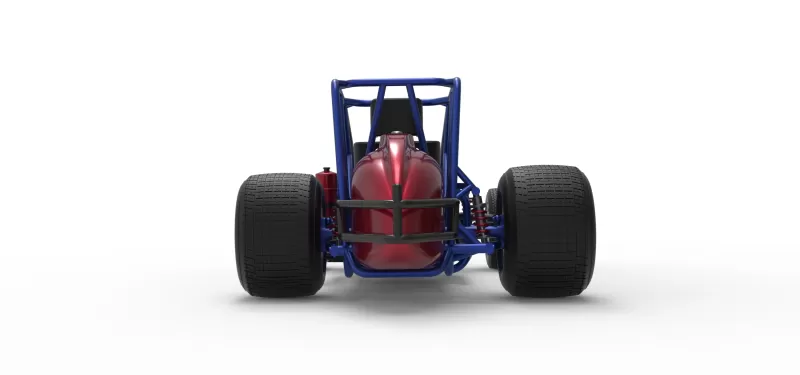 Dirt Silver Crown Car Base Scale 1:25 - Model preview 16