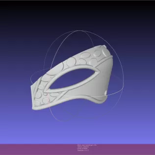 How To Train Your Dragon Astrid Dragon Scale Armor Helmet - Model thumbnail 7