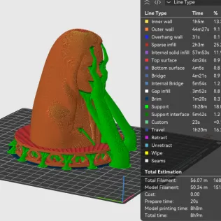 Kate Beckinsale 3D Bust Print - Model thumbnail 8