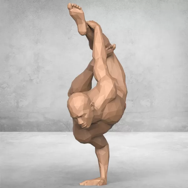 Dancing Man Statue - Model preview 5