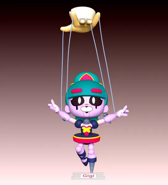 Gigi - Brawl Stars - Model preview 2