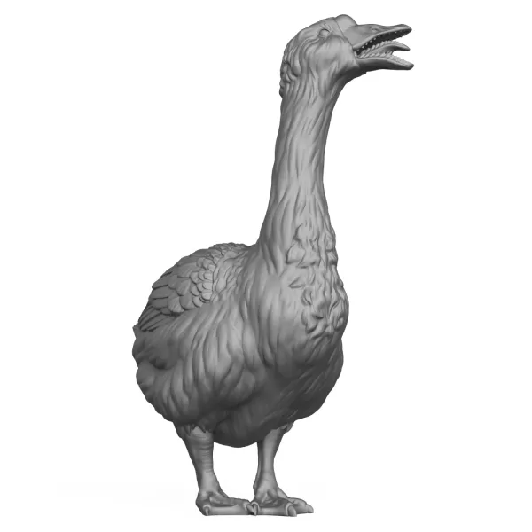 3D Printable Goose Bird Standing Pose - Model preview 4