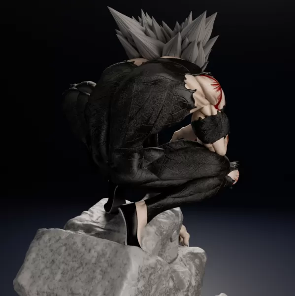 [One Punch Man] Garou - Model preview 7