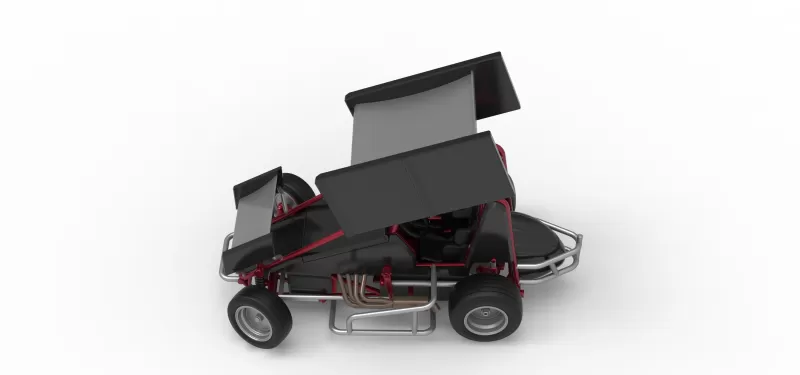 New Zealand Minisprint while turning Scale 1:25 - Model preview 10