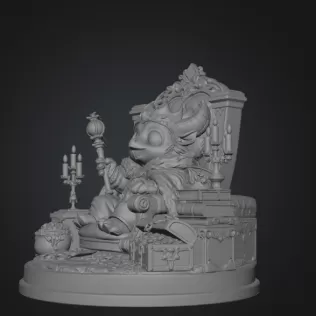Dragon King STL File for 3D Print - Model thumbnail 9