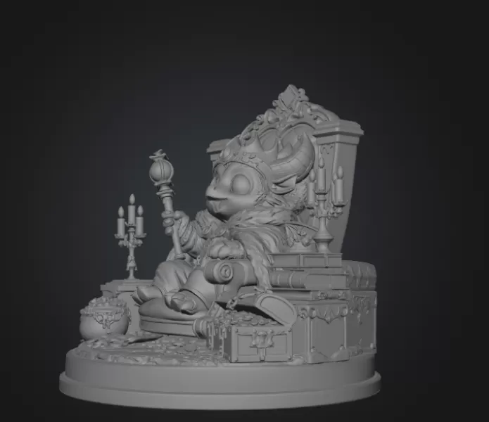 Dragon King STL File for 3D Print - Model preview 9
