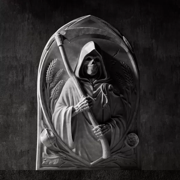 Grim Reaper Wall Panel #RoZ - Model preview 3