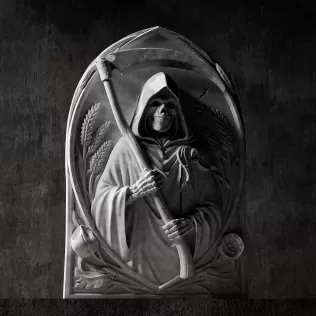 Grim Reaper Wall Panel #RoZ - Model thumbnail 3