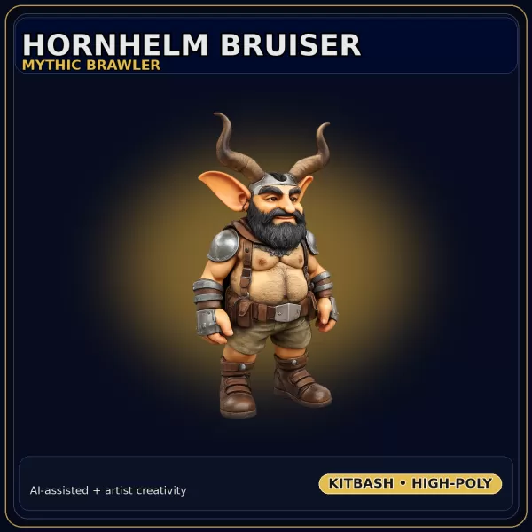 Fantasy Character Collection – Stylized Adventurer Kitbash Pack - Model preview 16