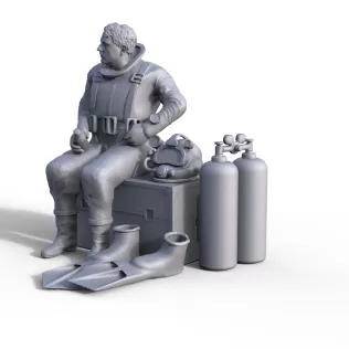 Diver Figure for ship model