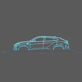 Lamborghini - Urus Wall Art